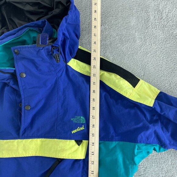 The North Face Vintage womens Vertical Gore-Tex Nylon Jacket M *flaw* 0203 - Picture 12 of 14